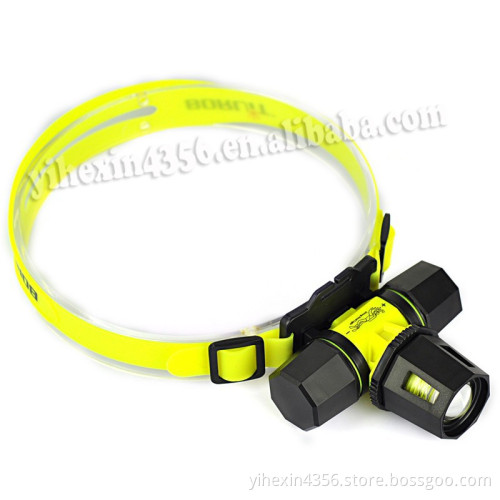 Cree T6 1800 Lumen High Bright LED Diving Headlamp